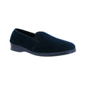 Navy - Front - Mirak Shepton Slip-On Slipper - Mens Slippers - Classic Slippers