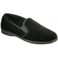 Black - Front - Mirak Shepton Slip-On Slipper - Mens Slippers - Classic Slippers