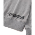 Grey - Lifestyle - Caterpillar Mens Loop Back Full Zip Hoodie