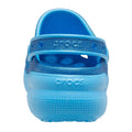 Oxygen Blue - Back - Crocs Childrens-Kids Classic Cutie Glitter Clogs