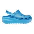 Oxygen Blue - Side - Crocs Childrens-Kids Classic Cutie Glitter Clogs