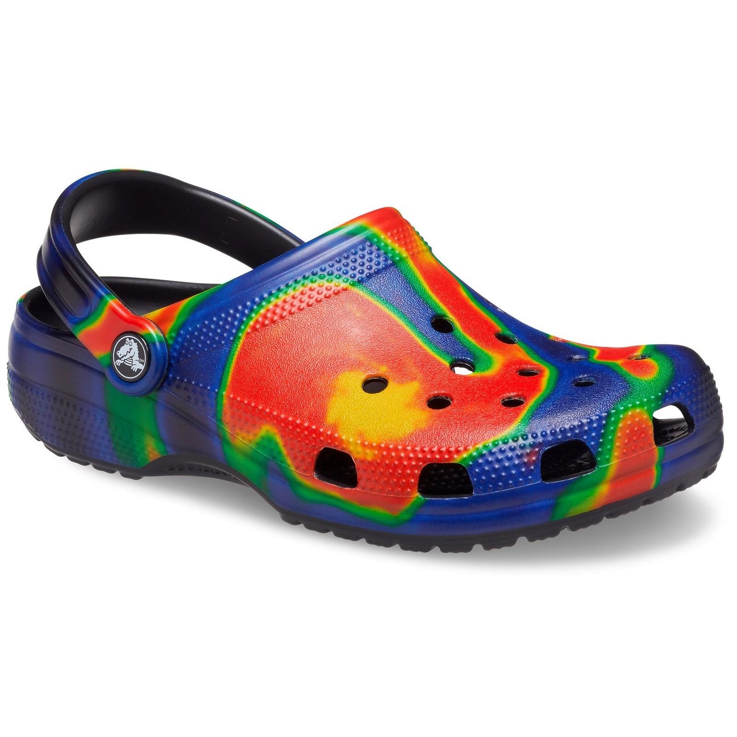 Multicoloured - Front - Crocs Unisex Adult Classic Solarized Clogs