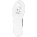 Ice Grey-White - Back - Geox Womens-Ladies Jaysen Suede Trainers