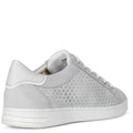 Ice Grey-White - Lifestyle - Geox Womens-Ladies Jaysen Suede Trainers