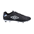 Black-White - Front - Umbro Mens Speciali Liga Leather Football Boots