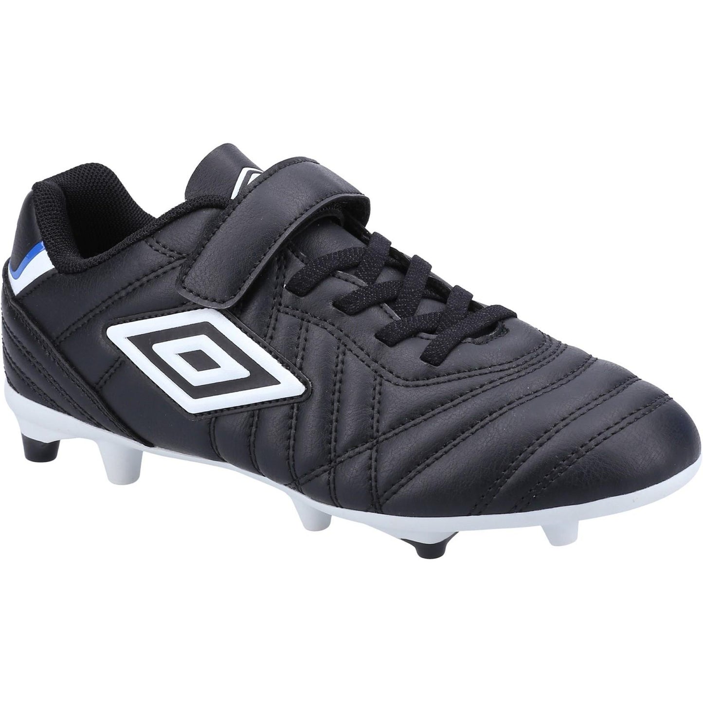Black-White - Front - Umbro Childrens-Kids Speciali Liga Firm Football Boots
