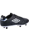 Black-White - Back - Umbro Mens Soft Ground Football Boots