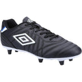 Black-White - Front - Umbro Mens Soft Ground Football Boots