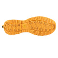 Orange-Black-White - Side - Caterpillar Mens Accelerate Leather Safety Trainers