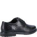 Black - Side - Hush Puppies Womens-Ladies Verity Plain Leather Oxfords