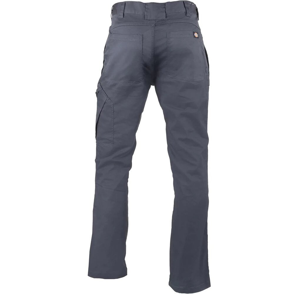 Grey - Back - Dickies Workwear Mens Action Flex Work Trousers