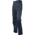 Navy Blue - Side - Dickies Workwear Mens Action Flex Work Trousers