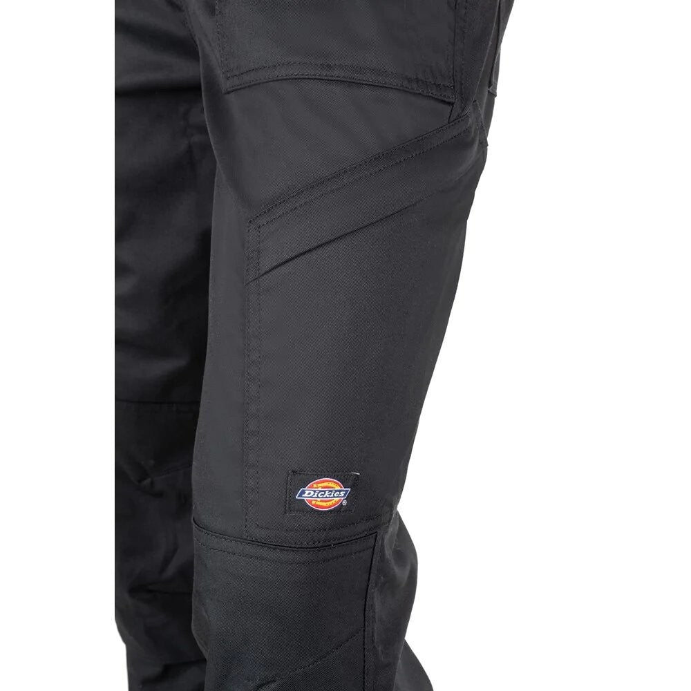 Black - Side - Dickies Workwear Mens Action Flex Work Trousers