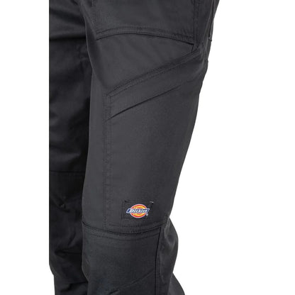 Black - Side - Dickies Workwear Mens Action Flex Work Trousers