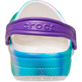 Blue-Purple - Back - Crocs Childrens-Kids Classic Solarized Clogs