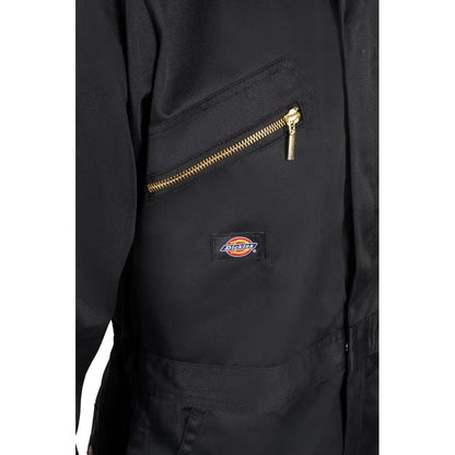 Black - Close up - Dickies Workwear Mens Redhawk Overalls