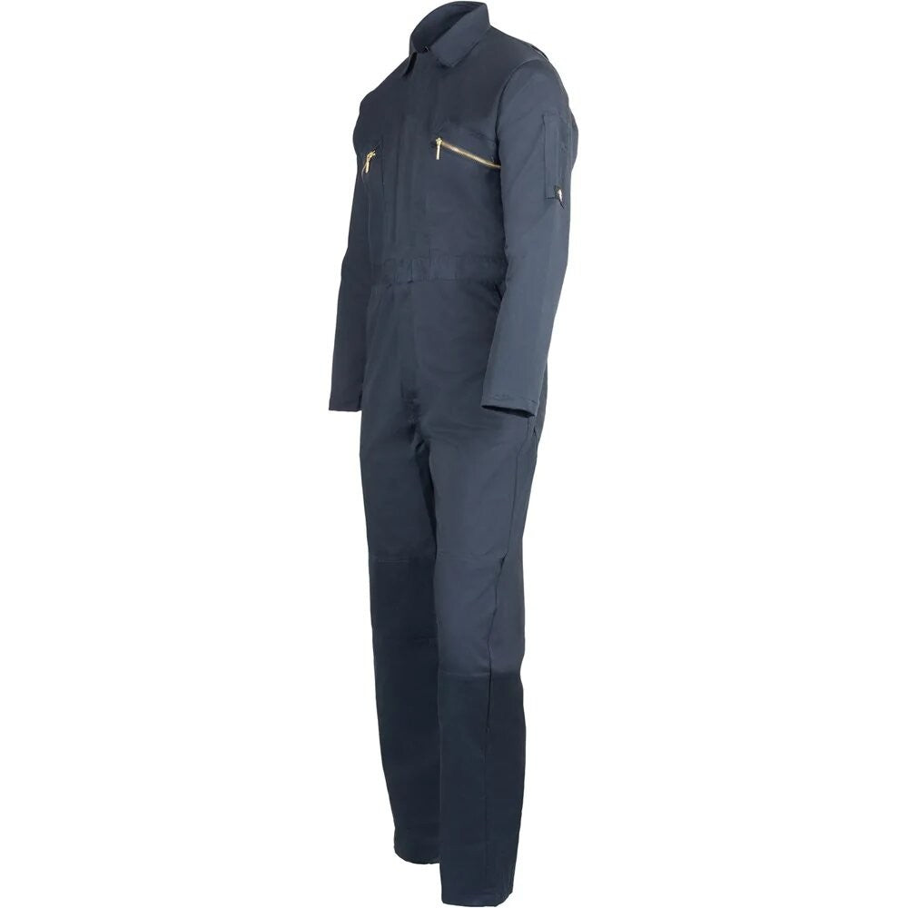 Navy - Side - Dickies Workwear Mens Redhawk Overalls
