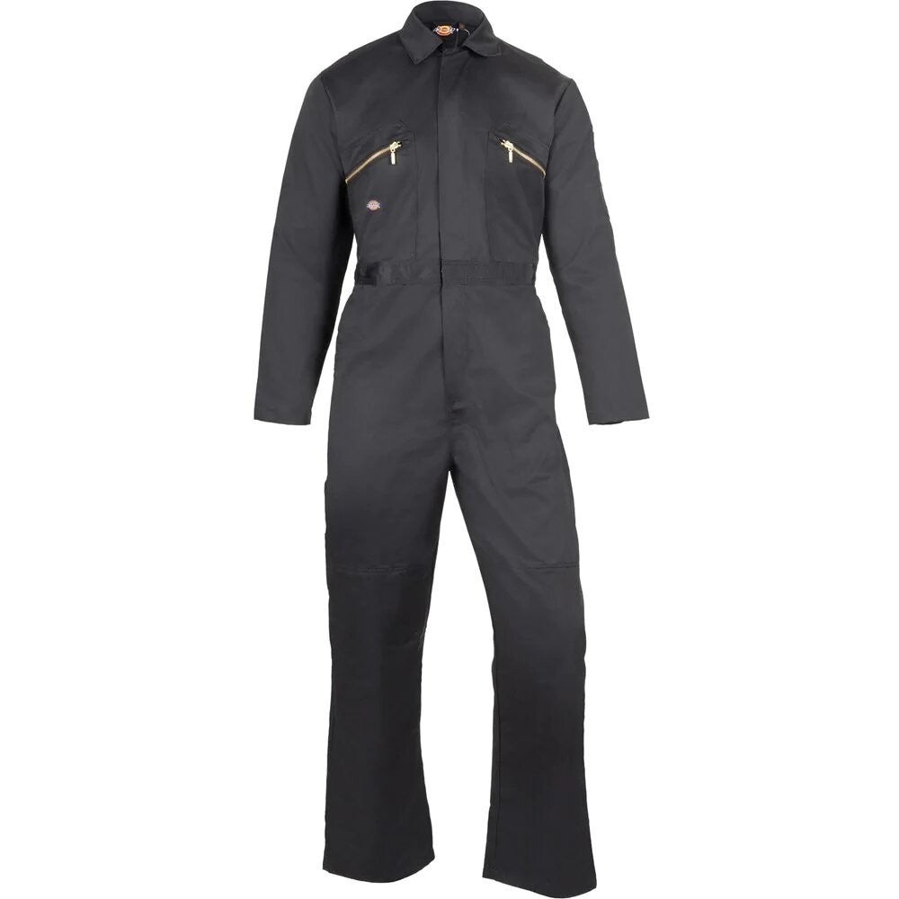 Black - Front - Dickies Workwear Mens Redhawk Overalls