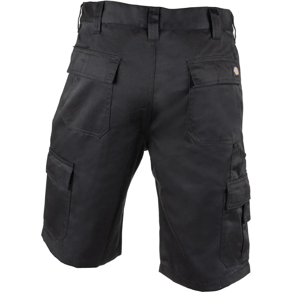 Black - Back - Dickies Workwear Mens Cargo Shorts