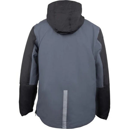 New Grey-Black - Back - Dickies Mens Generation Overhead Contrast Waterproof Jacket