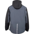 New Grey-Black - Back - Dickies Mens Generation Overhead Contrast Waterproof Jacket