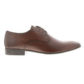 Burnt Brown - Back - Base London Mens Seymour Leather Derby Shoes