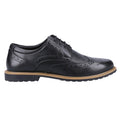 Black-Tan - Back - Hush Puppies Girls Verity Leather Brogues