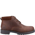 Brown - Side - Cotswold Mens Banbury Leather Ankle Boots