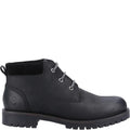 Black - Side - Cotswold Mens Banbury Leather Ankle Boots