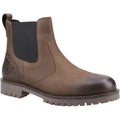 Brown - Front - Cotswold Mens Bodicote Leather Chelsea Boots