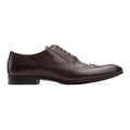 Burnt Brown - Front - Base London Mens Mirabelle Leather Brogues