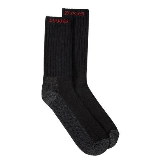 Black - Front - Dickies Mens Industrial Socks (Pack of 2)