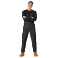 Black - Front - Dickies Mens Bib And Brace Trouser