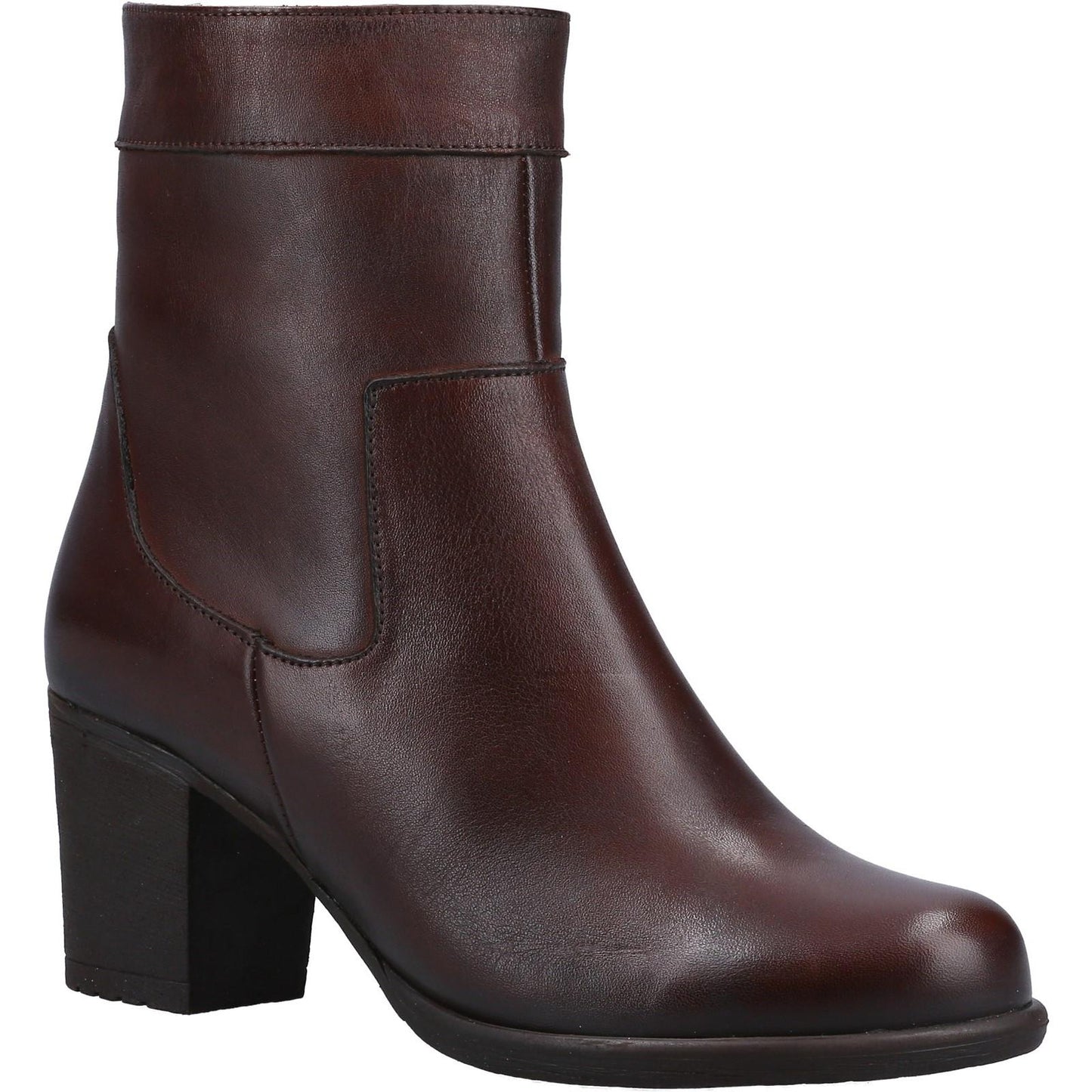 Brown - Front - Riva Womens-Ladies Pirie Leather Ankle Boots