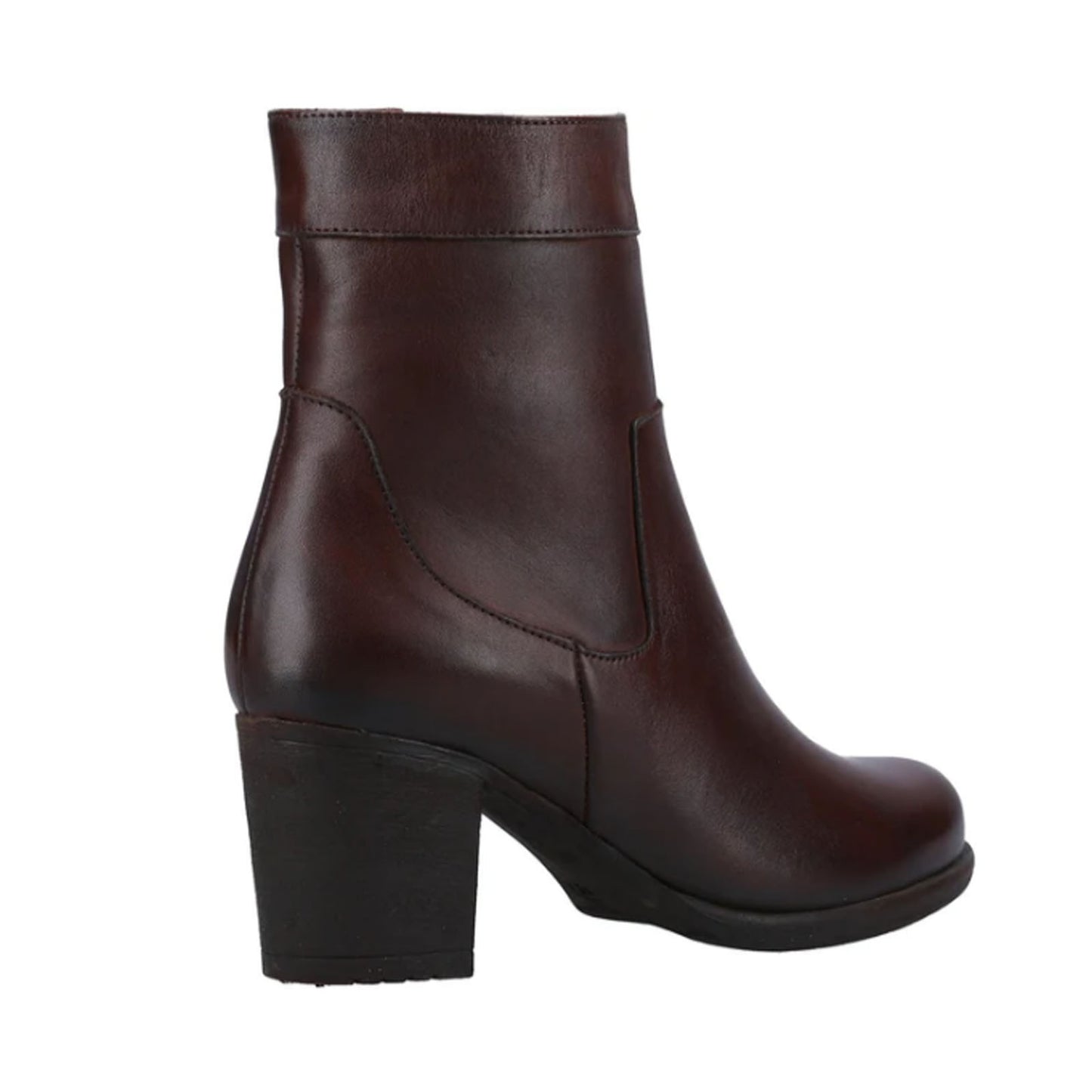 Brown - Back - Riva Womens-Ladies Pirie Leather Ankle Boots