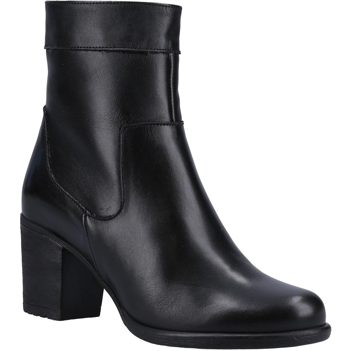 Black - Front - Riva Womens-Ladies Pirie Leather Ankle Boots
