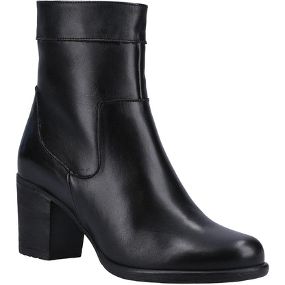 Black - Front - Riva Womens-Ladies Pirie Leather Ankle Boots