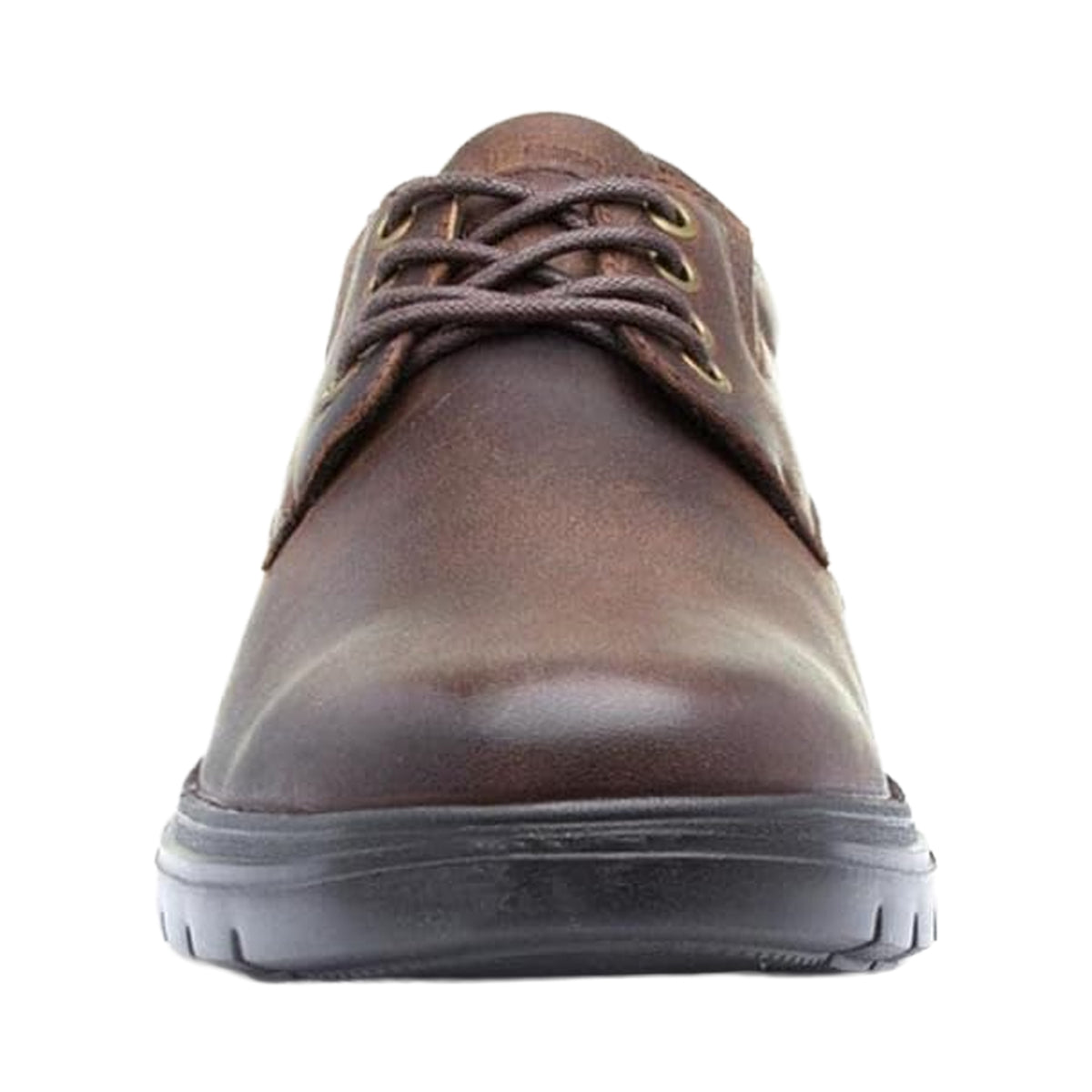 Brown - Lifestyle - Hush Puppies Mens Triton Leather Casual Shoes