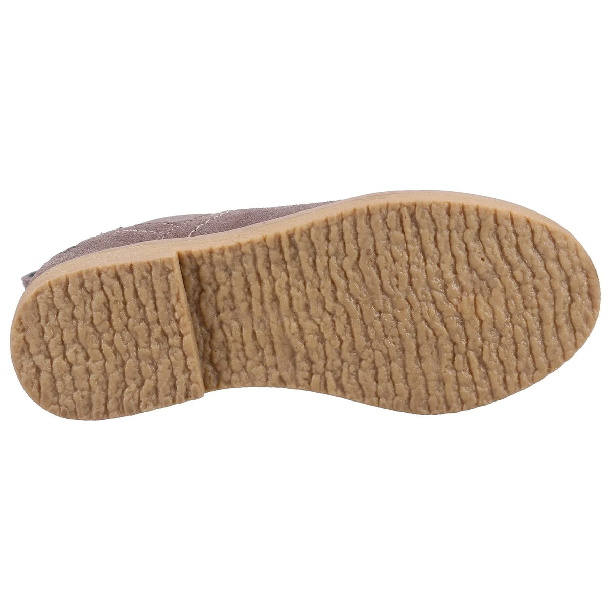 Grey - Side - Hush Puppies Girls Mini Maddy Suede Ankle Boots
