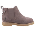 Grey - Lifestyle - Hush Puppies Girls Mini Maddy Suede Ankle Boots