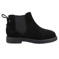 Black - Lifestyle - Hush Puppies Girls Mini Maddy Suede Ankle Boots