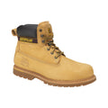 Honey - Front - Caterpillar Holton SB Safety Boot - Mens Boots - Boots Safety