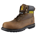Brown - Lifestyle - Caterpillar Holton SB Safety Boot - Mens Boots - Boots Safety