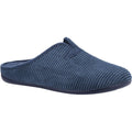 Navy - Front - Cotswold Mens Blackbird Slippers