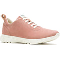 Blush - Front - Hush Puppies Womens-Ladies Leather Trainers