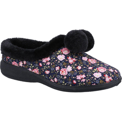 Navy - Front - Fleet & Foster Womens-Ladies Buzzard Slippers