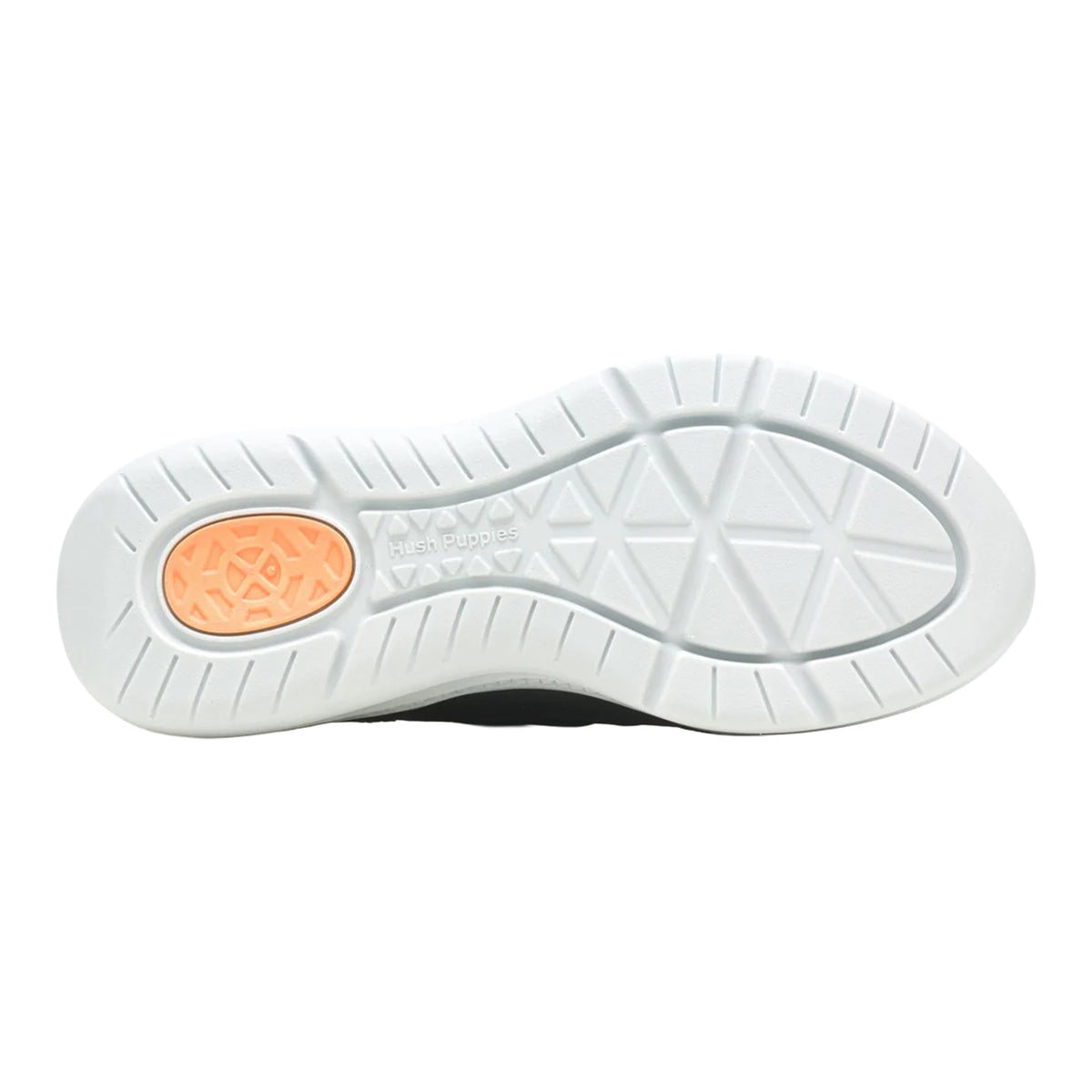 Black - Side - Hush Puppies Womens-Ladies Elevate Leather Trainers
