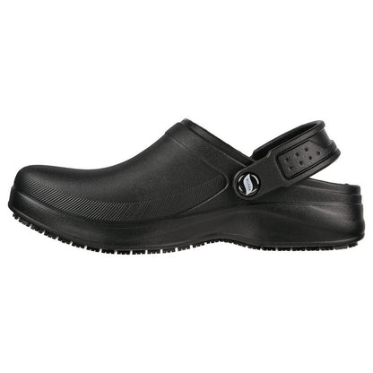 Black - Side - Skechers Womens-Ladies Riverbound Pasay Clogs