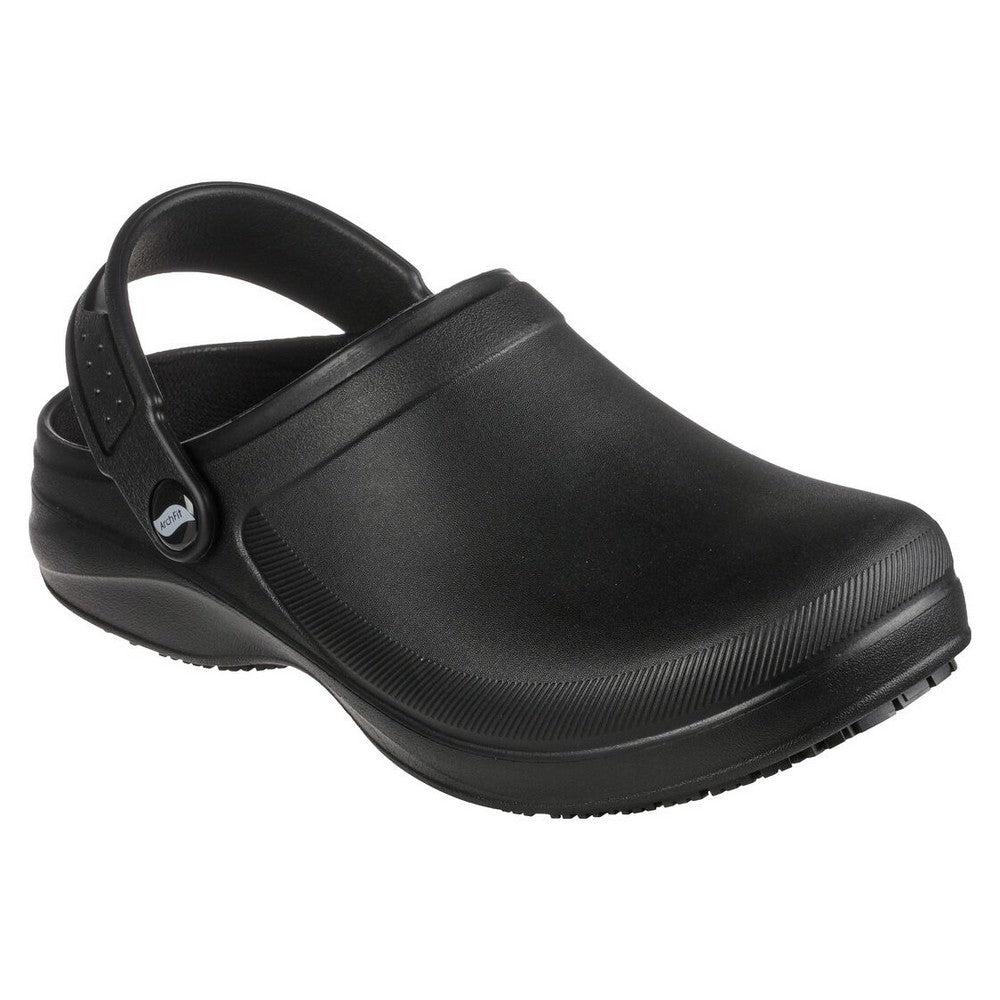 Black - Front - Skechers Womens-Ladies Riverbound Pasay Clogs