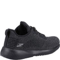 Black - Close up - Skechers Womens-Ladies Bobs Squad Ghost Star Trainers